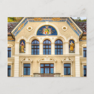 Liechtensteins struktur vykort