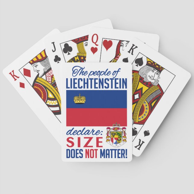 Liechtensteinska spelkort (Baksidan)