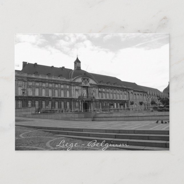 Liege Belgium vykort (Framsida)