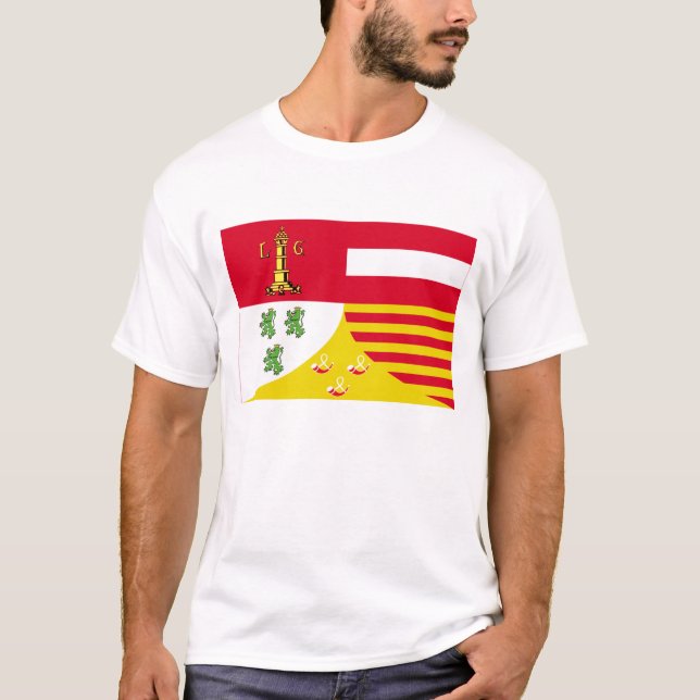 Liège flagga tee shirt (Framsida)