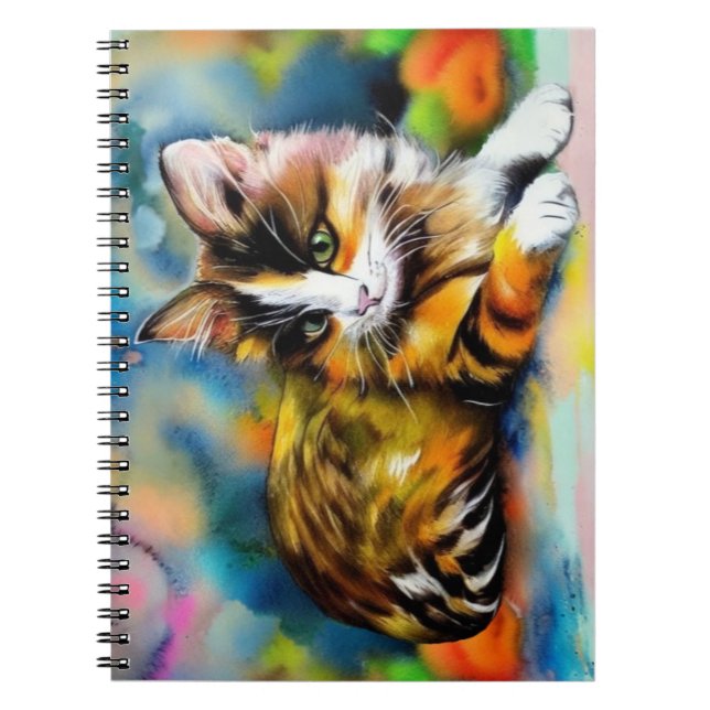 Liegende Katze, Aquarell -  Anteckningsbok (Framsidan)