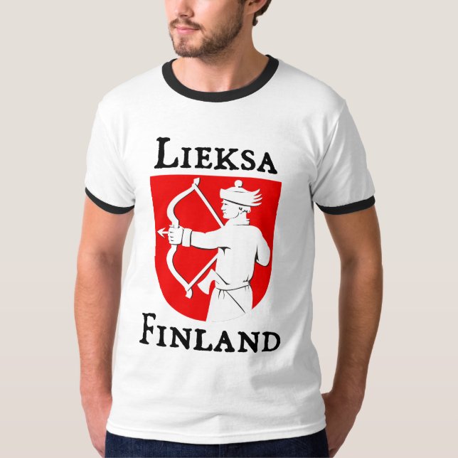 Lieksa Finland (Suomi) T-shirt (Framsida)