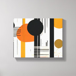 Lienzo círculos abstractos canvastryck