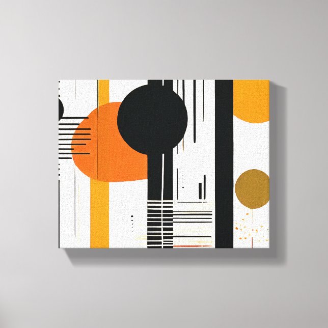 Lienzo círculos abstractos canvastryck (Framsida)