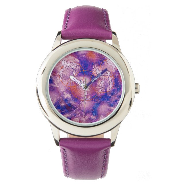 Lienzo De Imitación YHWH יהוה‎- Yud Hei Wav Hei Armbandsur (Framsida)