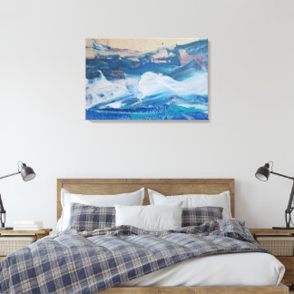 Lienzo Print Coast Yellow Monticelli Art Canvastryck