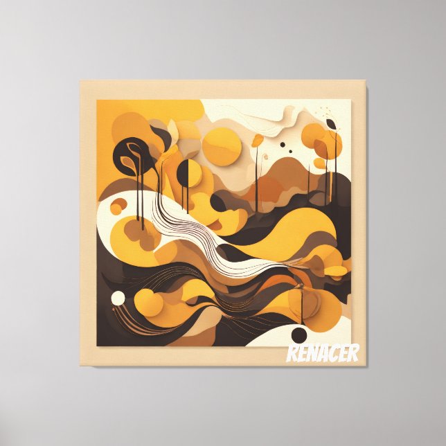 Lienzo Solar Renacer y Naturaleza Canvastryck (Framsida)