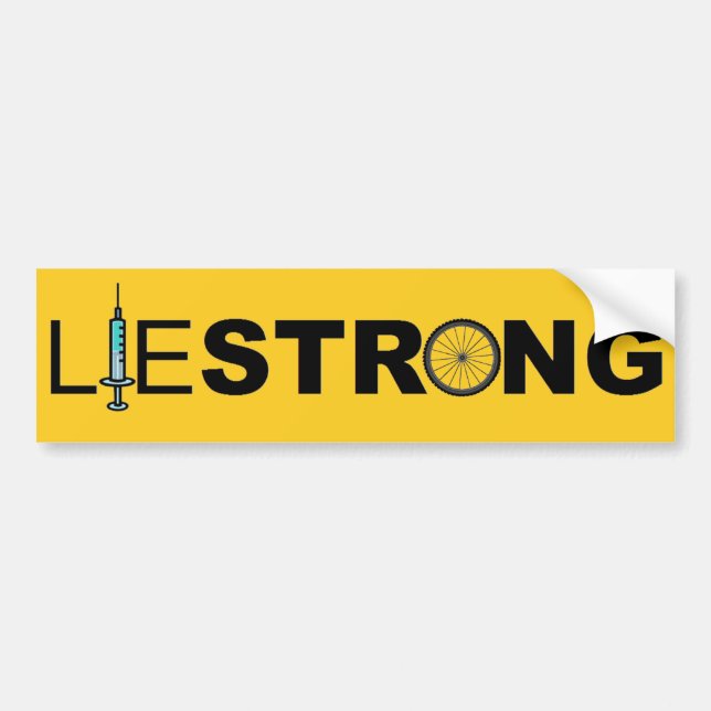 LIESTRONG - Lance Armstrong Bildekal (Framsidan)