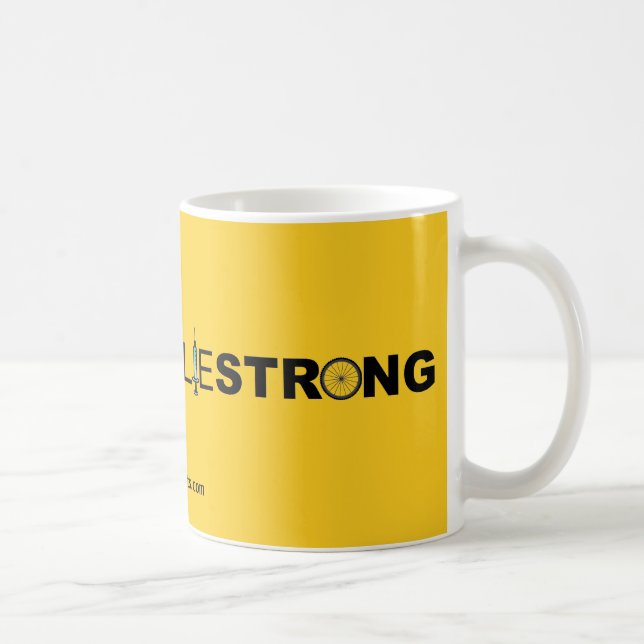 LIESTRONG - Lance Armstrong Kaffemugg (Höger)