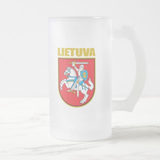 Lietuva (Litauen) COA Frostat Ölglas (Höger)