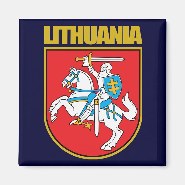 Lietuva (Litauen) COA Magnet (Framsidan)