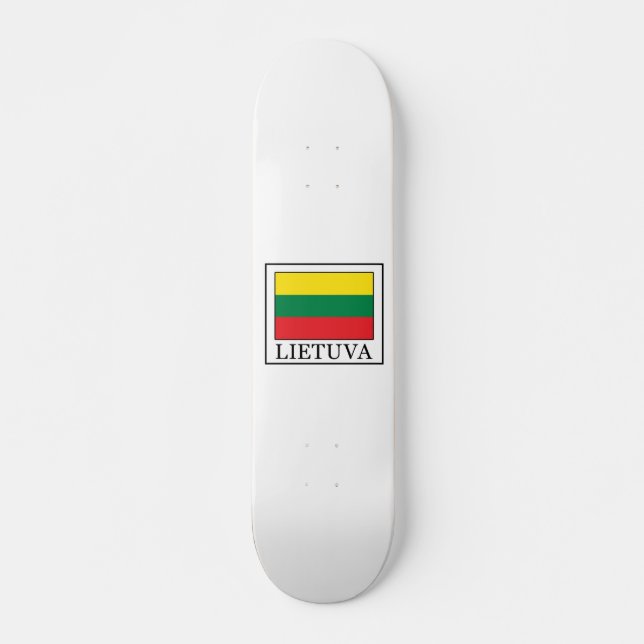 Lietuva Old School Skateboard Bräda 18 Cm (Framsida)