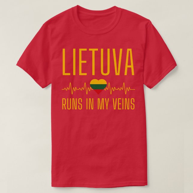 Lietuva T Shirt (Design framsida)