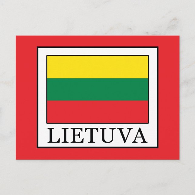Lietuva Vykort (Framsida)