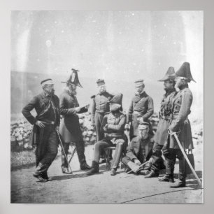 Lieutenant allmän herr George brun G.C.B Poster