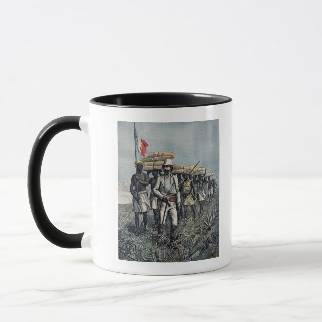 Lieutenant Mizon på hans beskickning 1892 Mugg (Vänster)