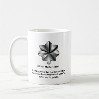 Lieutenant Överste Rangordna roliga Ursprung - Kaffemugg