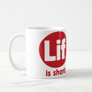 Lif. Är kort? Rustic. Kaffemugg