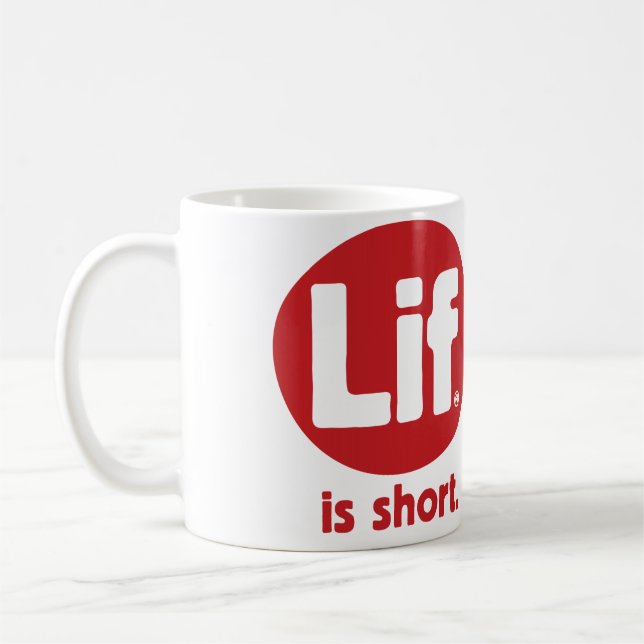 Lif. Är kort? Rustic. Kaffemugg (Vänster)