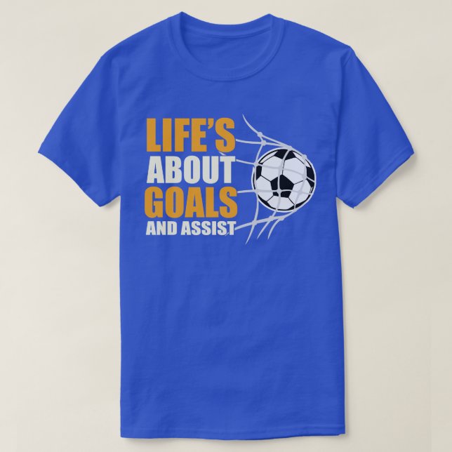Lifande om mål och hjälp t shirt (Design framsida)