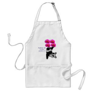 Life A Juggling Act Panda Inspirational Apron Förkläde