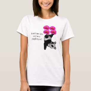 Life A Juggling Act Panda Inspirational T Shirt