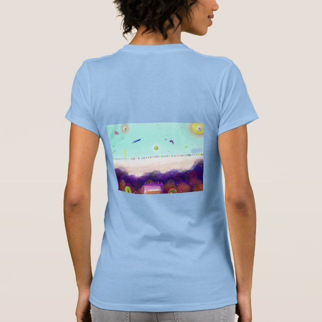 Life Aboard Another Planet Women's T-Shirt (Baksida)