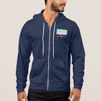 Life Aboard Another Planet Zip-Up Hoodie T Shirt