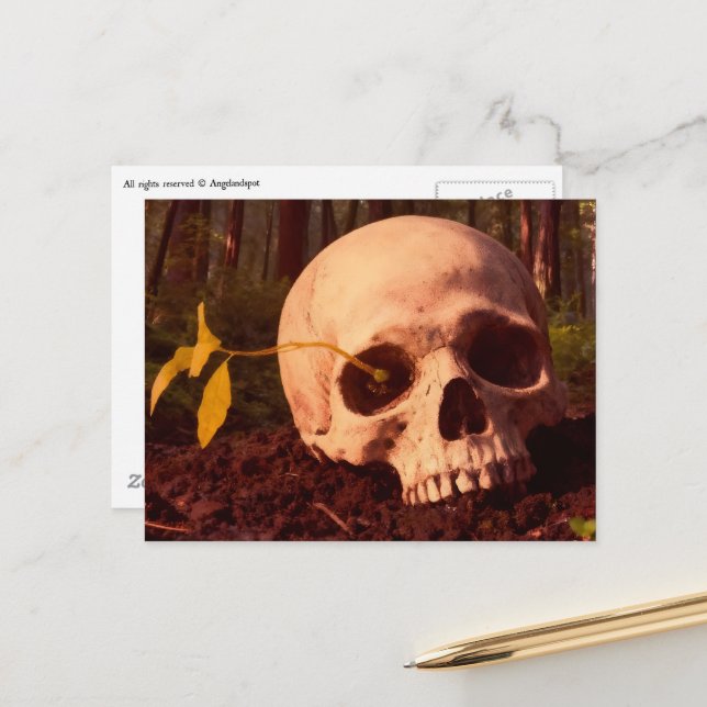 Life and Death Vykort (Fram/Back In Situ)