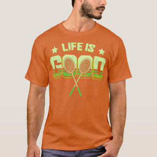 Life är Bra Badminton t T Shirt