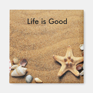 Life är Bra Sea Snäcka Magnet