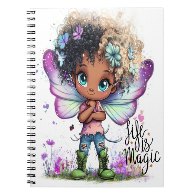 Life är en bärbar dator från Magic Fairy Spiral Anteckningsbok (Framsidan)
