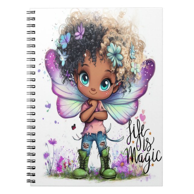 Life är en bärbar dator från Magic Fairy Spiral Anteckningsbok (Framsidan)