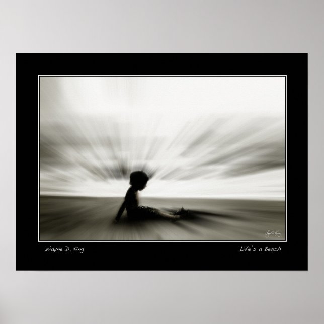 Life är en Beach-Poster Poster (Framsidan)