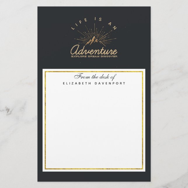 Life är en Dream Discovery-upptäckt för Äventyr Ex Brevpapper (Framsida)