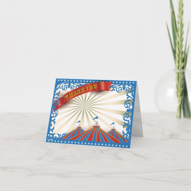 Life är ett CIRCUS-tackkort Tack Kort (Framsida)