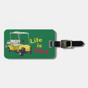 Life är Golf Cart Personlig Bag Märkre Bagagebricka