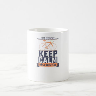 Life är Kort Bike Kaffemugg