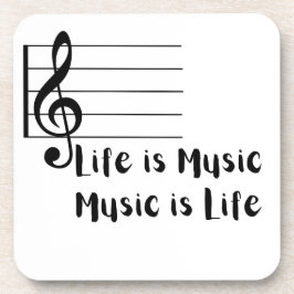 Life är Music, Music är Life Underlägg