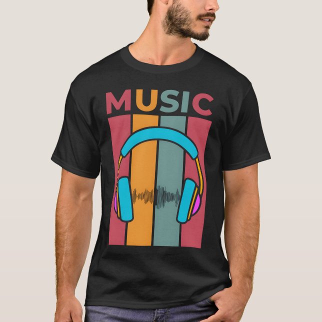 Life är Music-vänner T Shirt (Framsida)