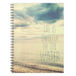 Life är sötare, bågscen anteckningsbok med spiral