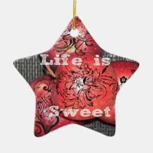 Life är Sweet Julgransprydnad Keramik