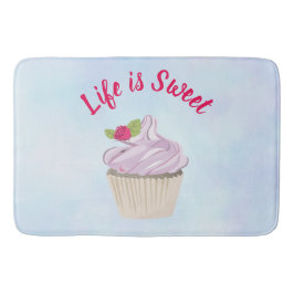 Life är Sweet Rosa Cuptårta Badrumsmatta