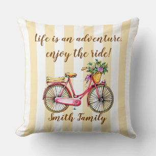 Life Äventyr Bicycle Anpassningsbar Kudde