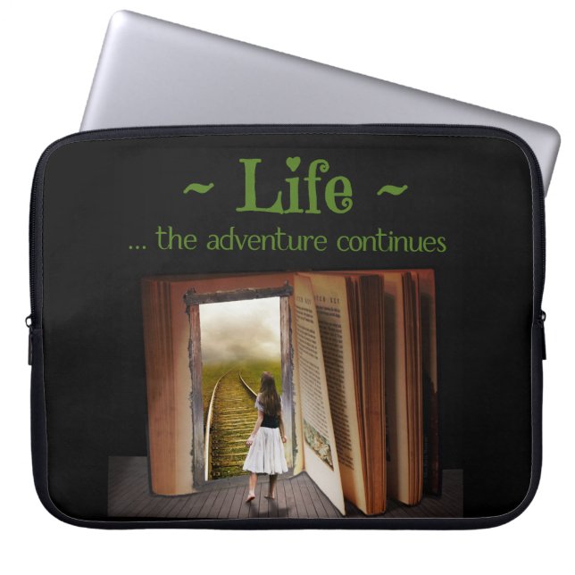 Life, äventyr fortsätter Electronics Bag Laptop Fodral (Framsidan)