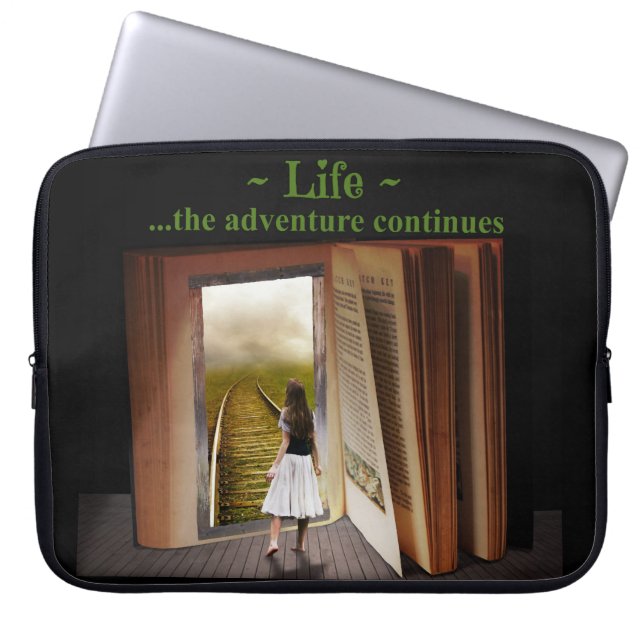 Life, äventyr fortsätter Electronics Bag Laptop Fodral (Framsidan)