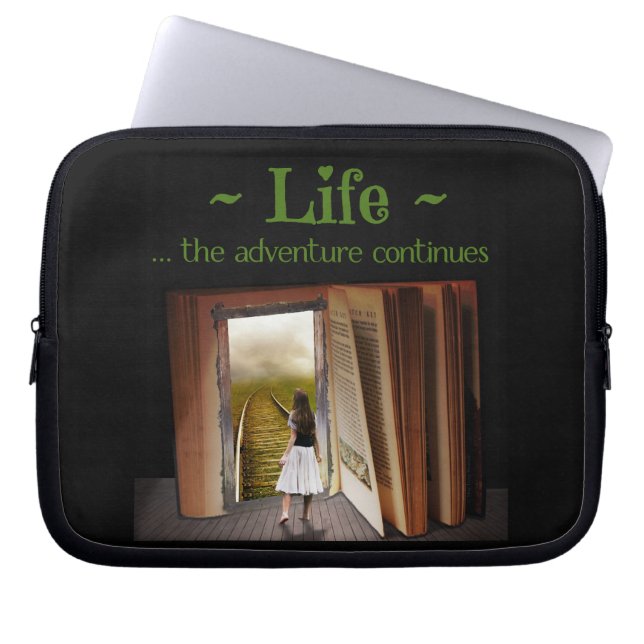 Life, äventyr fortsätter Electronics Bag Laptop Fodral (Framsidan)