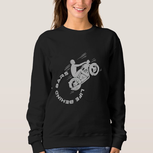 life behind bars bicycle t shirt (Framsida)