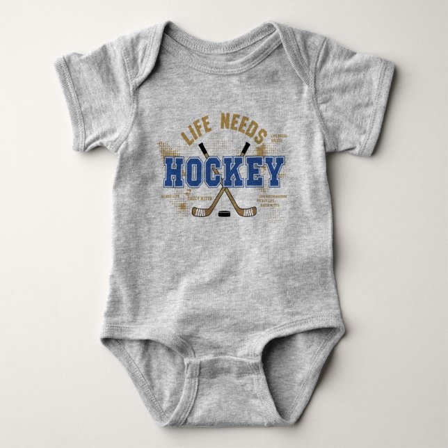 Life behöver Hockey Infant T Shirt (Framsida)