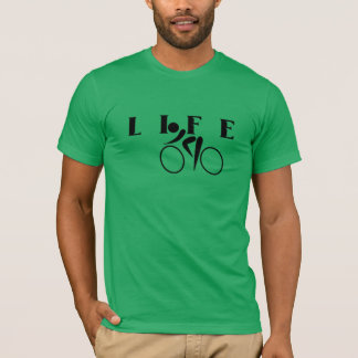 "LIFE" Bicycle Graphic T-Shirt | Modern Cycling En